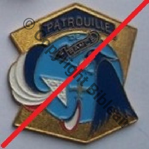 A0998NH  PORTE CLEF PATROUILLE FRANCE souvent bricole en insigne FAUX Src.amadis630 